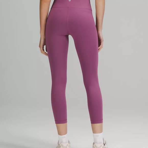 Lululemon training leggings, size 4, Vintage Plum, Purple, inside key pocket - Picture 3 of 8